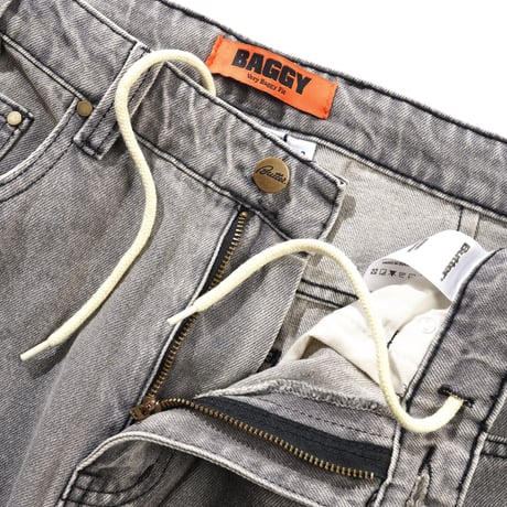 BUTTERGOODS X DANIELJOHNSTON BOXING DENIM JEANS - GREY