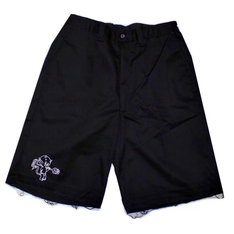 PEELS DEVIL SHORTS - BLACK