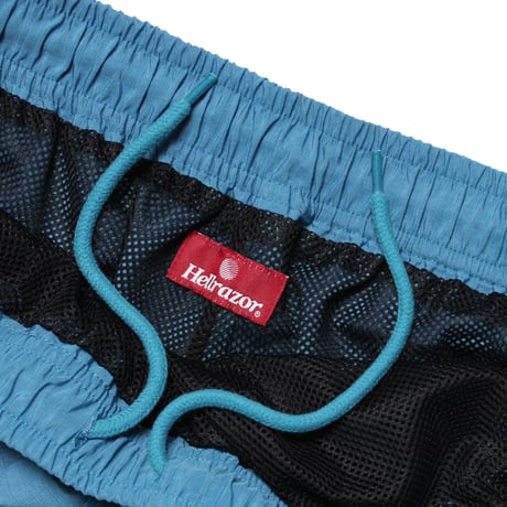 HELLRAZOR RIPSTOP CARGO SWIM SHORTS - JADE BLUE