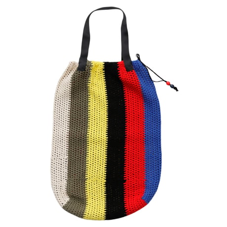 WHIMSY CROCHET KNIT BAG - MULTI