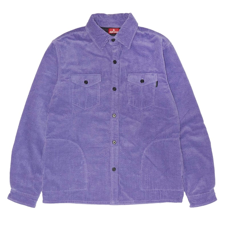 HELLRAZOR CORDUROY SHIRT JACKET-PURPLE | BOTTOM