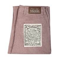 TIMESCAN RELAXED DENIM JEANS - VIOLET