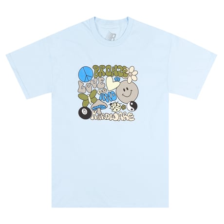 BRONZE56K BRONZE LOVE AND HARDWARE TEE - POWDERBLUE
