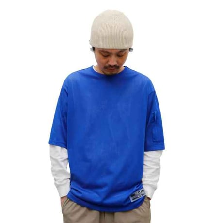 WHIMSY  MESH TEE - ROYAL
