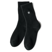 HELLRAZOR H SYMBOL LOGO SOX - BLACK