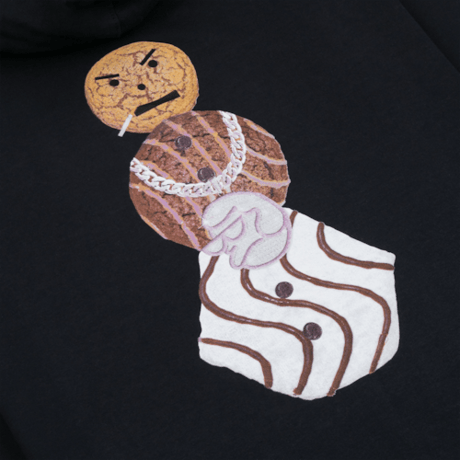 QUARTERSNACKS X CLASSIC GRIP HOODIE - NAVY