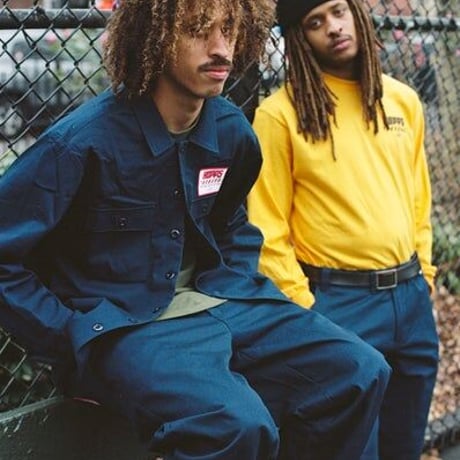 HOPPS X LABOR WORK SHIRT - NAVY
