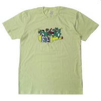 NJ SKATESHOP ORIGINAL TEE - LIMEGREEN