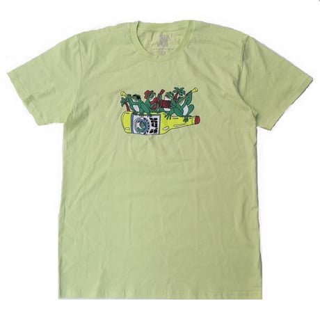 NJ SKATESHOP ORIGINAL TEE - LIMEGREEN