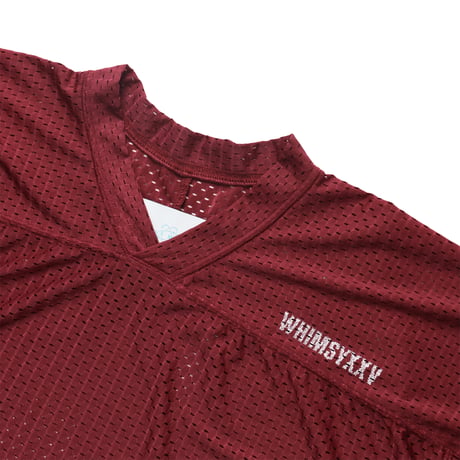 WHIMSY  MESH HOCKEY TOP - BURGUNDY