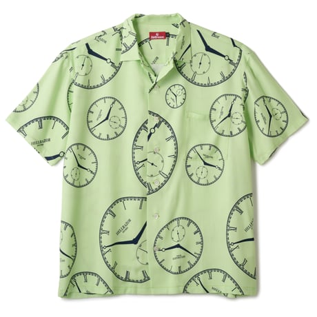HELLRAZOR CLOCK WORK SHIRT - LIMEGREEN