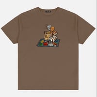 DIME SNACKMAN DEALER TEE - CHOCOLETE