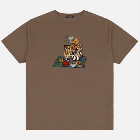 DIME SNACKMAN DEALER TEE - CHOCOLETE