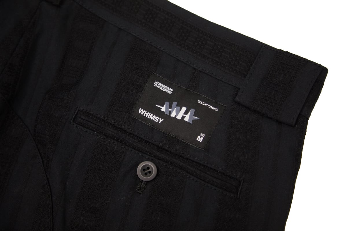 WHIMSY Embossy Chinos S21-W-003 Black-