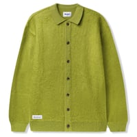 BUTTERGOODS MOHAIR BUTTONUP KNITED SHIRT - MOSS