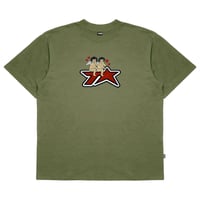 TELEVISISTAR TSTART CC TVS TEE X NAKEN WIJAYA - OLIVE