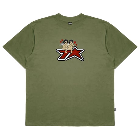 TELEVISISTAR TSTART CC TVS TEE X NAKEN WIJAYA - OLIVE