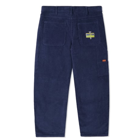 BUTTER GOODS HIGHWALE CORD WORKPANTS - NAVY