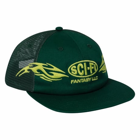 SCI-FI FANTASY ORIGIN MESH HAT - GREEN