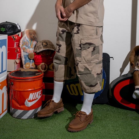 INTERBREED CROPPED CAMOUFLAGE SHORTS - DESERT CAMO