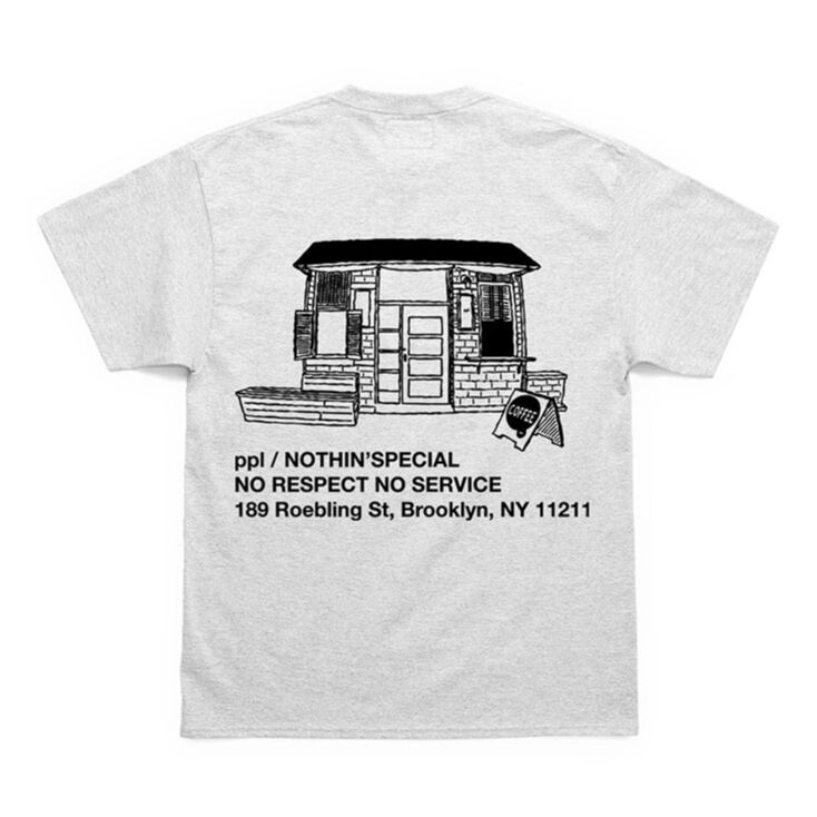 NOTHIN'SPECIAL STORE FRONT TEE - ASH | BOTTOM LINE