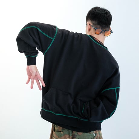 DEMARCOLAB MAKE IT 2 CREWNECK SWEATER - BLACK