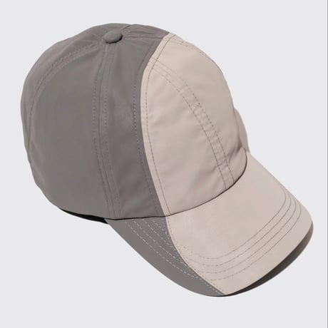 DEMARCOLAB TECH LEATHER RACING CAP - ECRU