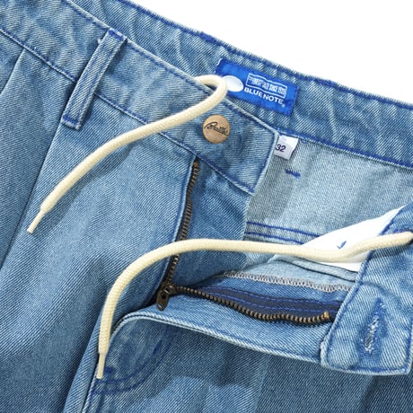 BUTTERGOODS PLEATED DENIM - W,INDIGO