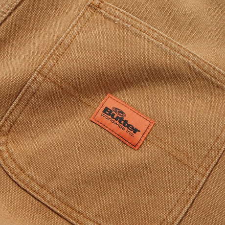 BUTTERGOODS SANTOSUOSSO DUCK CANVAS CARGO PANTS - BROWN