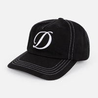 DIME CARSIVE DENIM WORKER CAP - BLACK WASHED