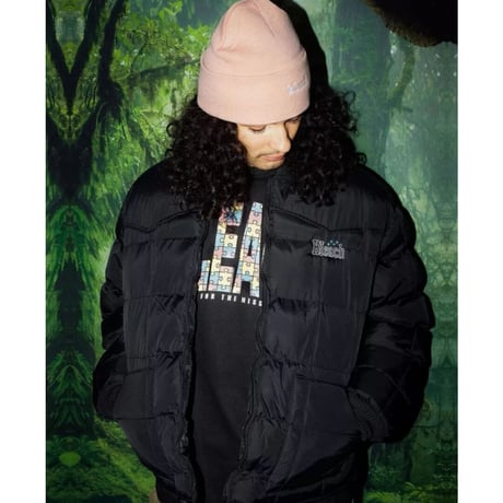 BLEACH MIDNIGHT WESTERN PUFFER JACKET - CLAY RED