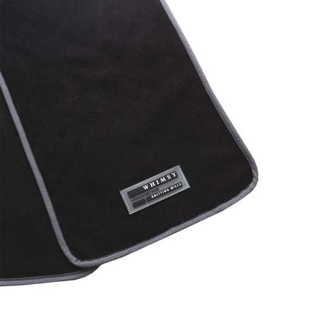 WHIMSY FLEECE MUFLER - BLACK