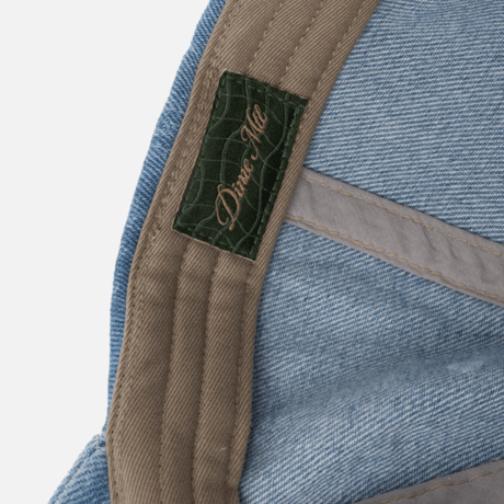 DIME CARSIVE DENIM WORKER CAP - BLUE WASHED