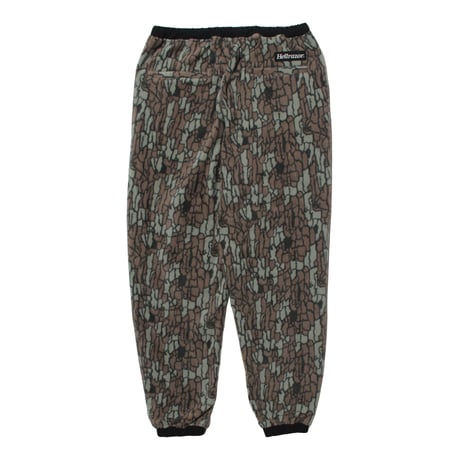 HELLRAZOR REVERSIBLE NYLON FLEECE PANTS - BLACK/TREBARK