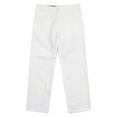 WHIMSY LINEN DYED CHINOS - WHITE