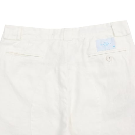 WHIMSY LINEN DYED CHINOS - WHITE
