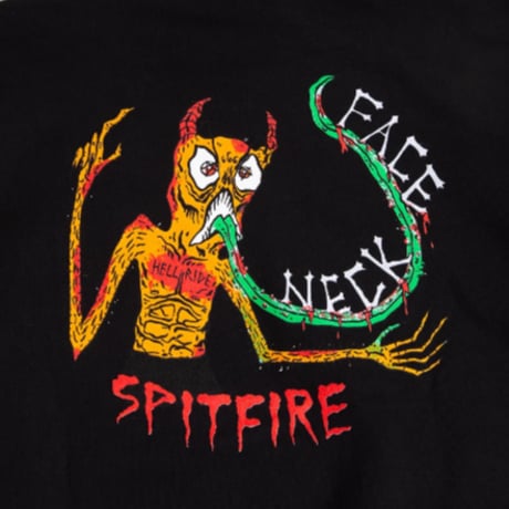 SPITFIRE X NECKFACE DEMON PULLOVER HOODIE-BLACK