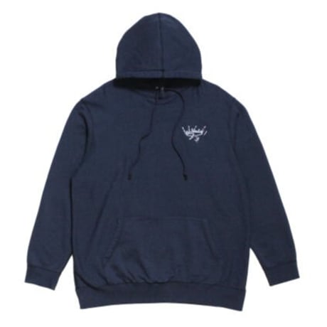 HELLRAZOR MILK CROWN PULLOVER HOODIE - NAVY