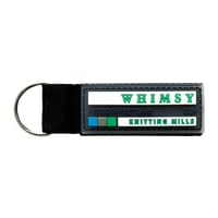 WHIMSY  RUBBER KEYCHAIN - BLACK