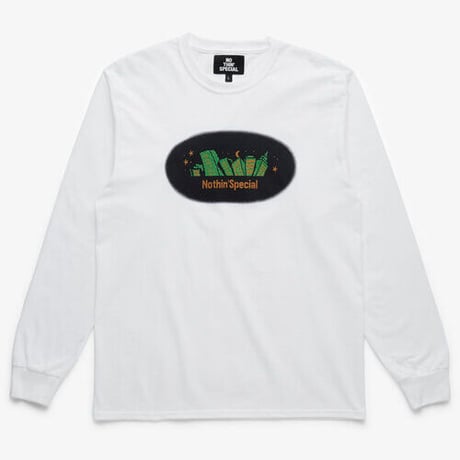 NOTHIN'SPECIAL  SUBWAY SIGN L/S TEE - WHITE