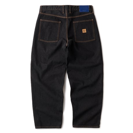 HELLRAZOR BAGGIE DENIM PANTS - ONE WASH BLACK
