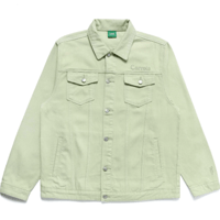 CARROTS WORDMARK DENIM JACKET-SAGE GREEN