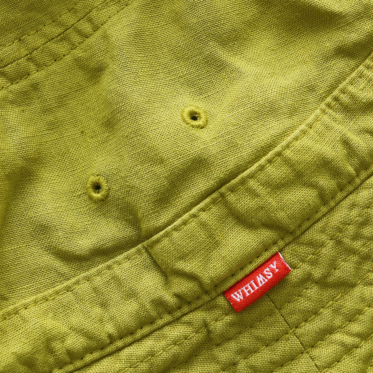 WHIMSY HEMP DYED HAT - LIME | BOTTOM LINE