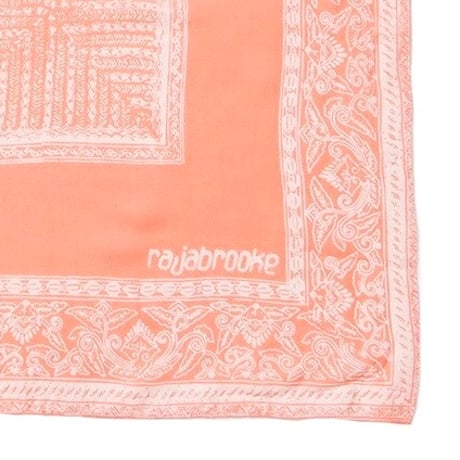 RAJABROOKE BATIK WAU HANDKERCHIEF - SALOMON PINK