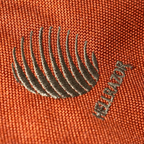 HELLRAZOR  LOGO EMB  POUCH - RUST/ARMY GREEN
