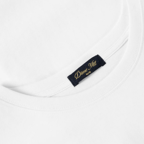 DIME ABSTRACT TEE - WHITE