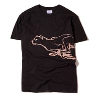SKATEBOARD CAFE CATCH ME IF YOU CAN TEE - BLACK