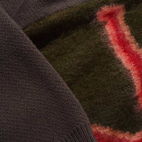 BUTTERGOODS BEETLE ZIP THRU KNIT SWEATER - OLIVE