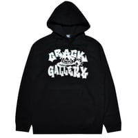 CRACK GALLERY  CUTIE HOODIE  - BLACK