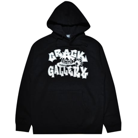 CRACK GALLERY  CUTIE HOODIE  - BLACK